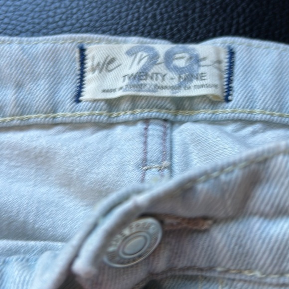 Free People Frank Dad Jean Sunday Blue Straight Leg Jeans Tapered Sz 29 NEW - Picture 9 of 10